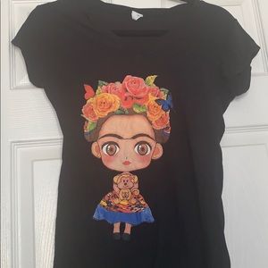 Black Frida Khalo Shirt